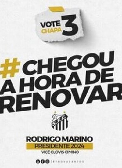 Chegou a hora de renovar o Santos FC!